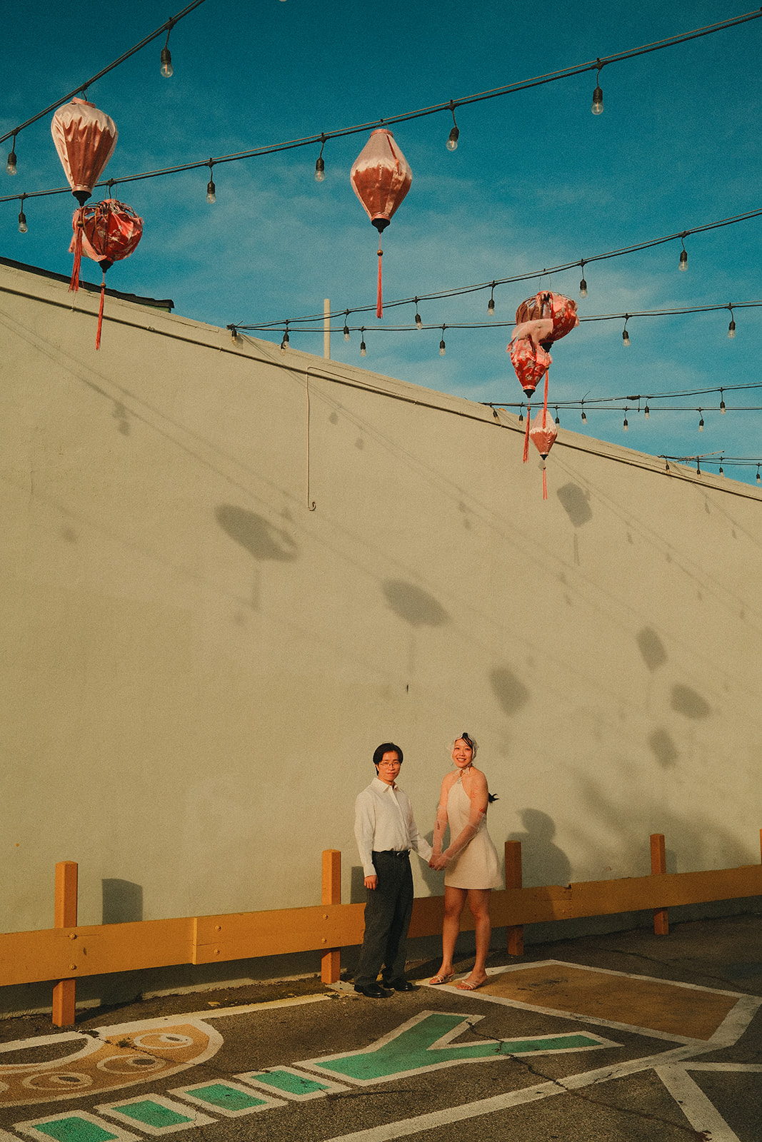 Lanterns on the wall